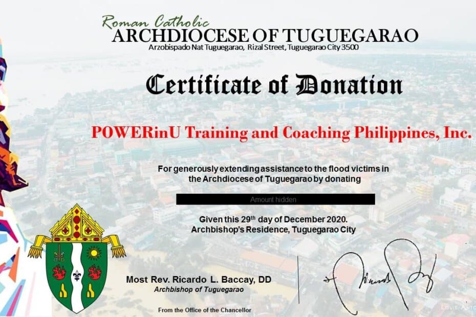 POWERinU Training and Coaching Philippines Inc Amount hidden