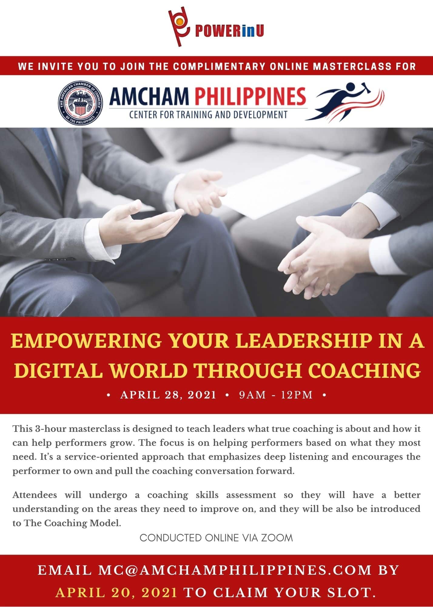 AMCHAM MASTERCLASS Coaching 1