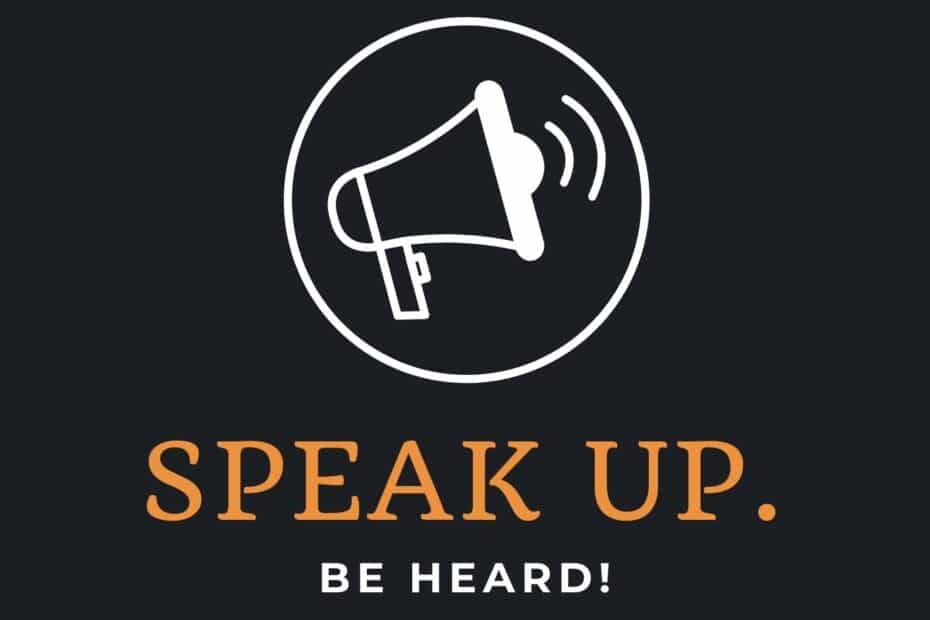 CMT flyer Speak Up. Be Heard IMAGE