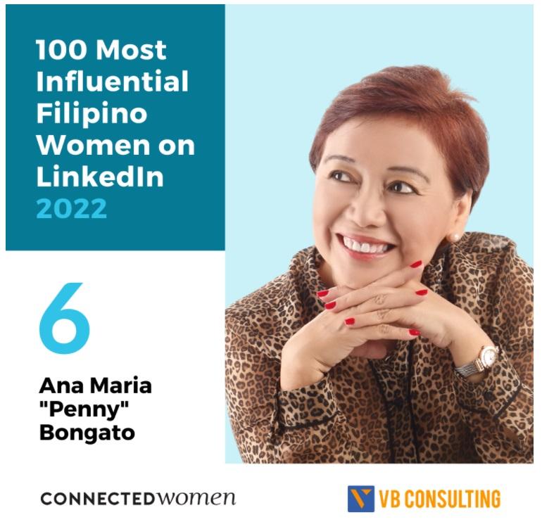 100 Most Influential Filipino Women on LinkedIn 2022