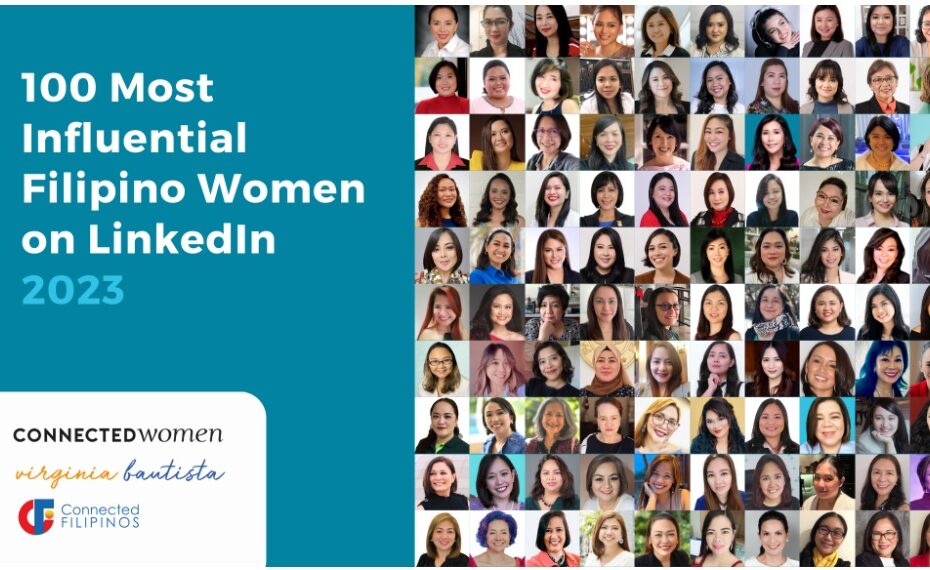 2023 100 Most Influential Filipino Women on LinkedIn all